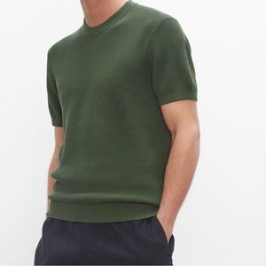 Men’s Club Monaco Textured short sleeve.